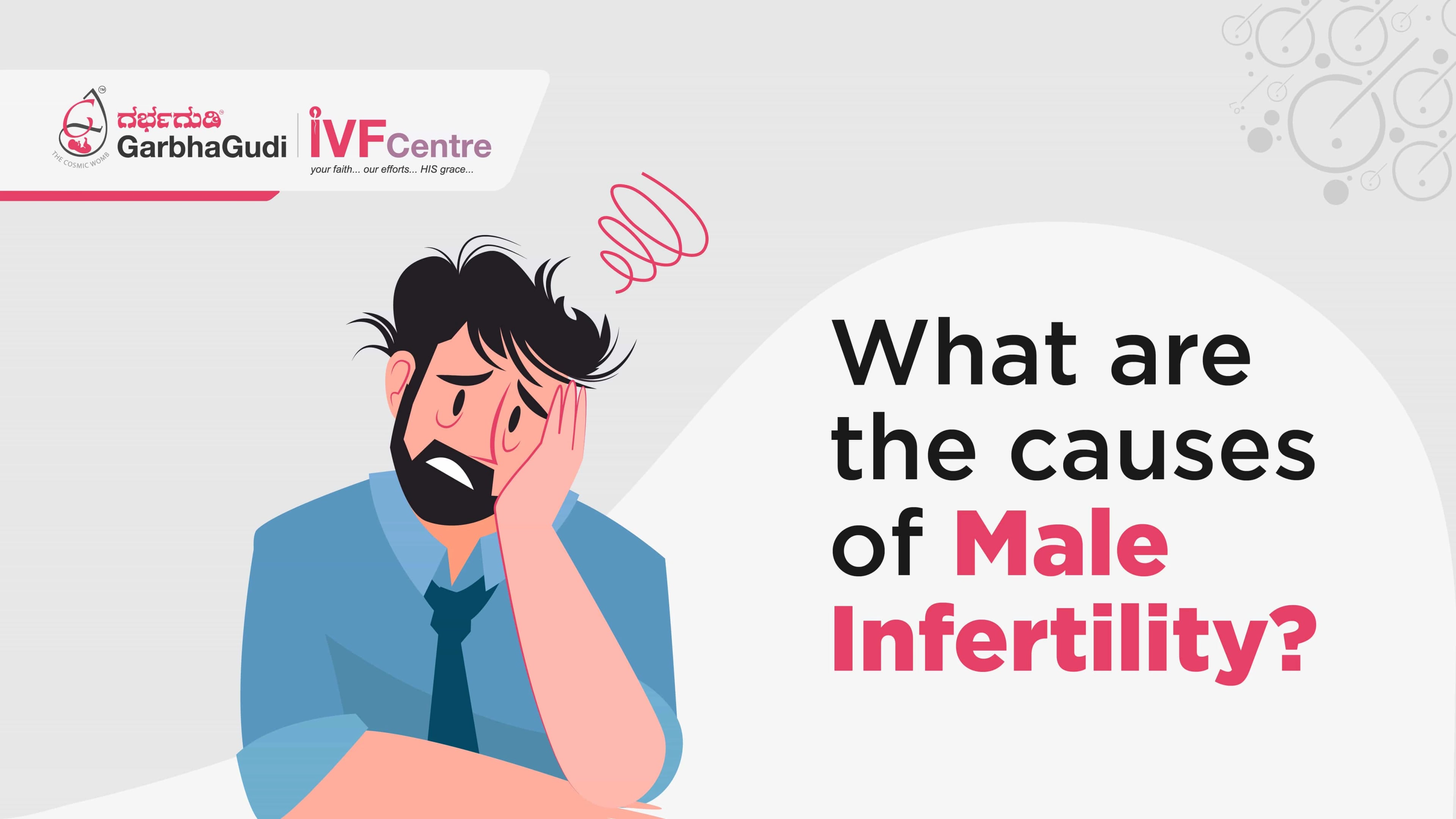 What are the causes of male fertility? 